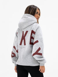 Isabel Oversized Hoodie - Marl Grey