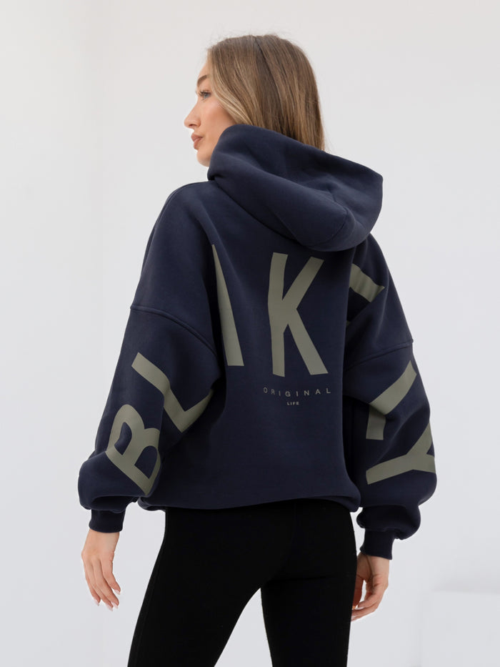 Isabel Oversized Hoodie - True Navy