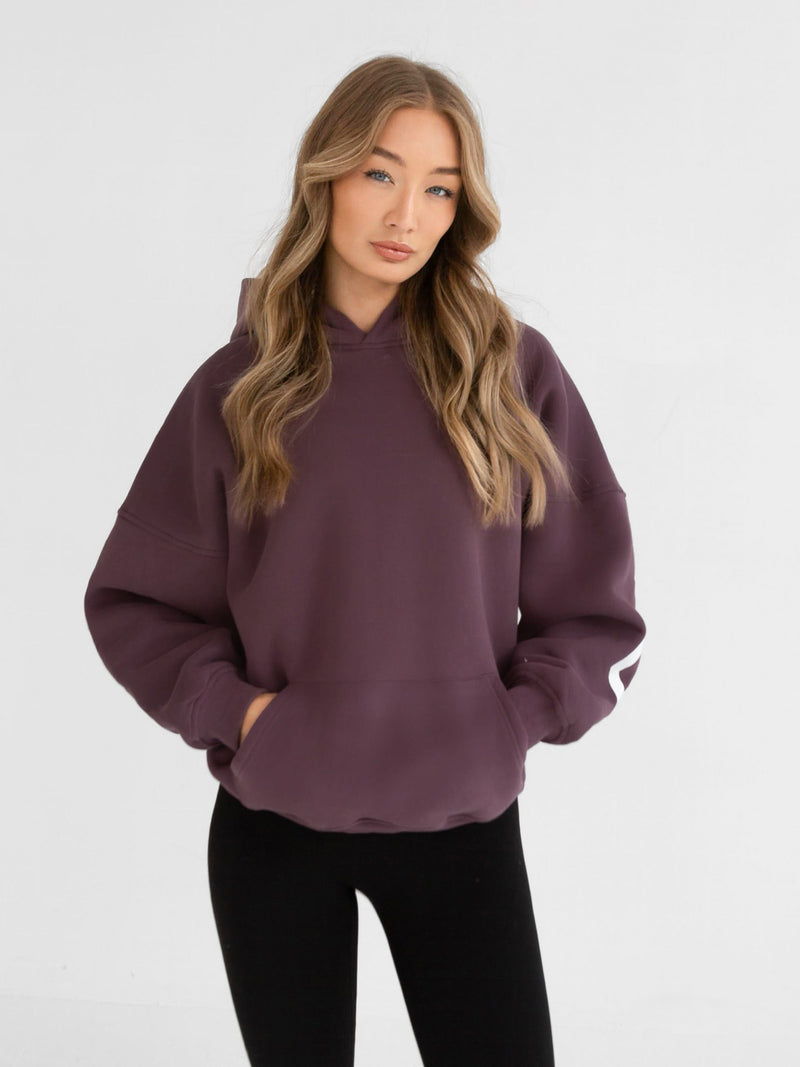 Isabel Oversized Hoodie - Light Plum