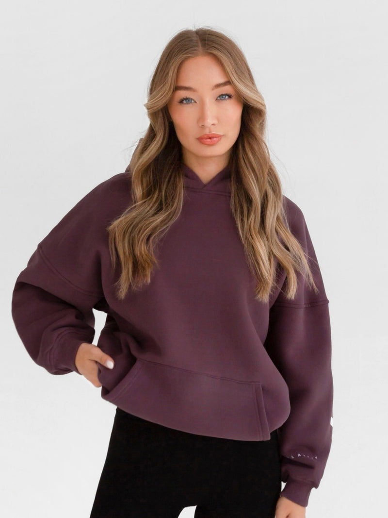 Isabel Oversized Hoodie - Light Plum