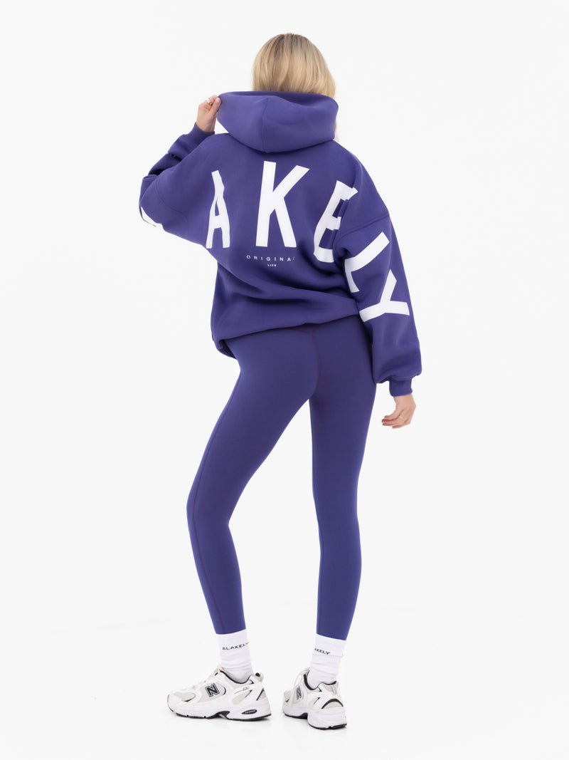Isabel Oversized Hoodie - Bold Purple