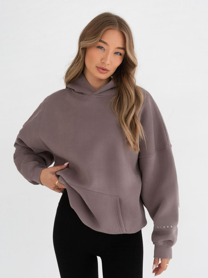 Isabel Oversized Hoodie - Pink Taupe