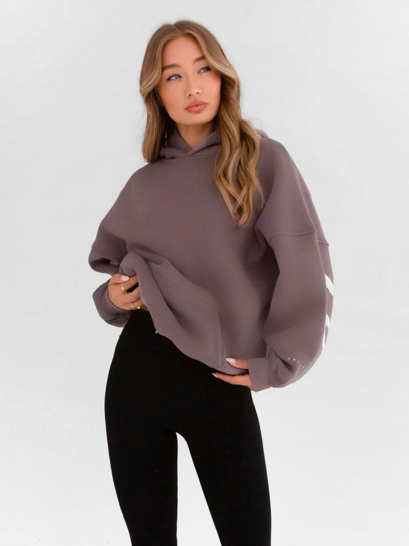 Isabel Oversized Hoodie - Pink Taupe