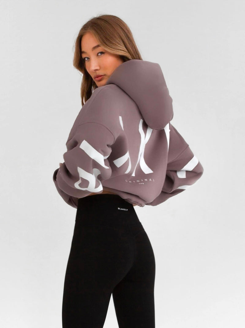 Isabel Oversized Hoodie - Pink Taupe