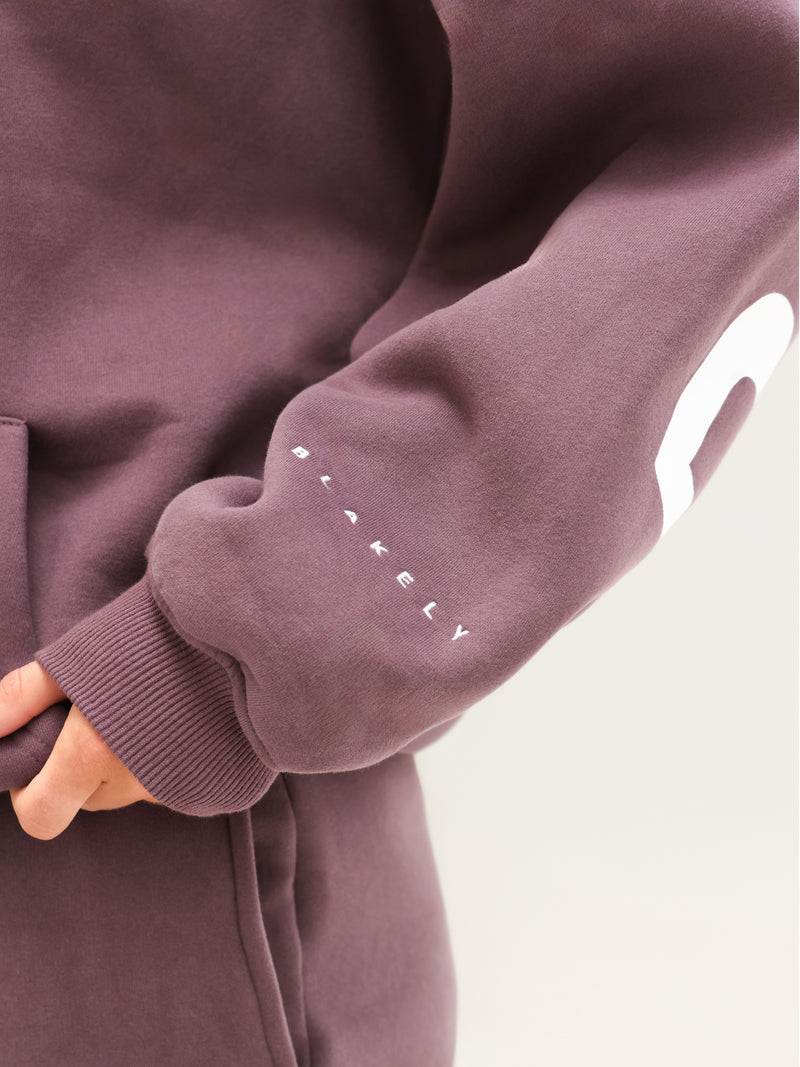 Isabel Oversized Hoodie - Washed Plum