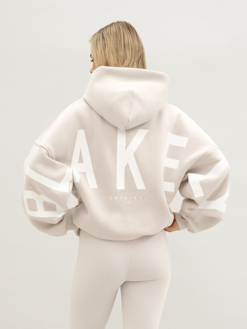 Isabel Oversized Hoodie - Soft Taupe