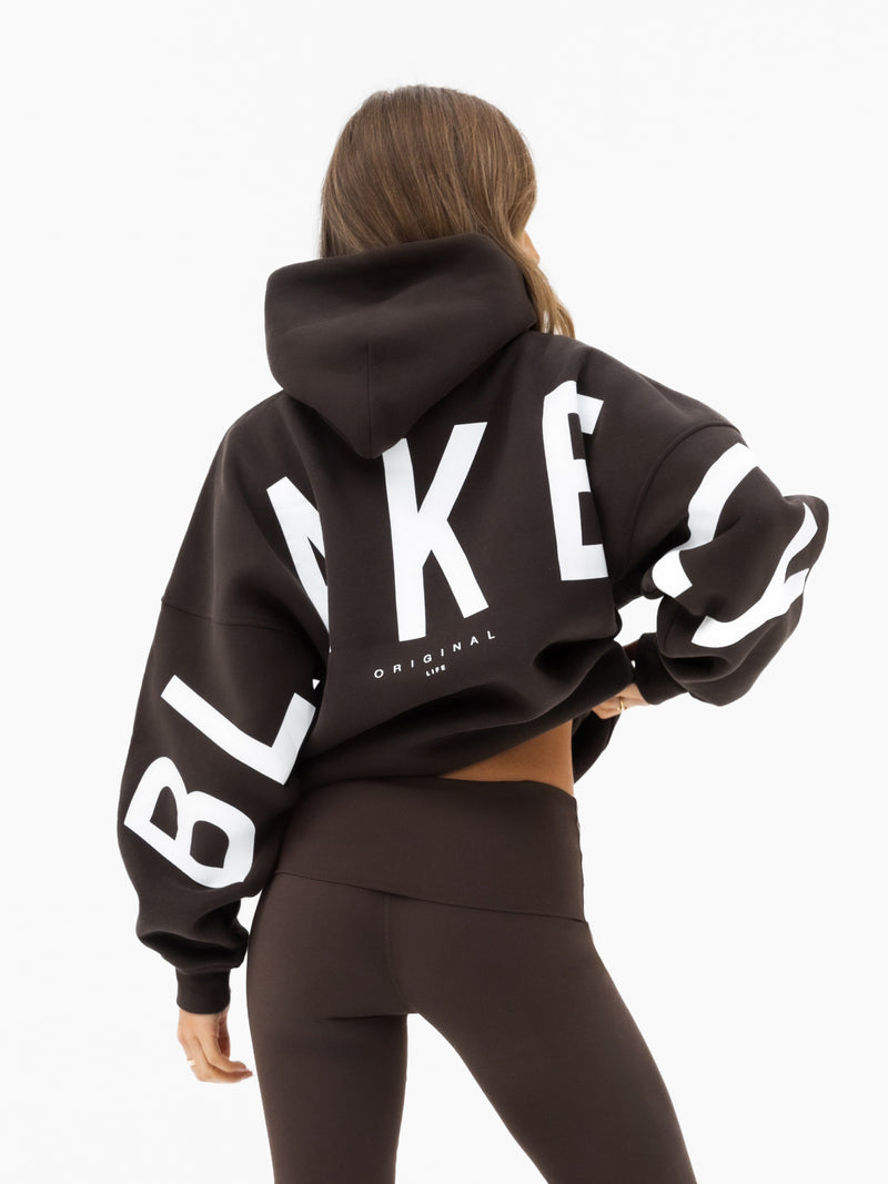 Isabel Oversized Hoodie - Chocolate Brown