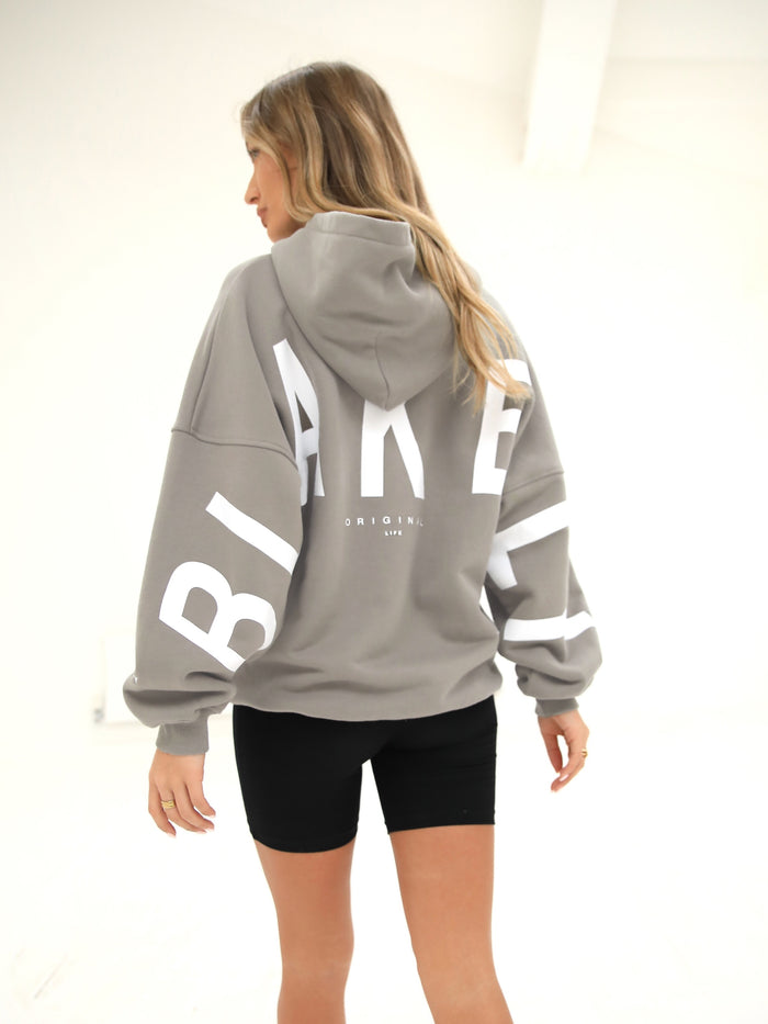 Isabel Oversized Hoodie - Neutral Grey