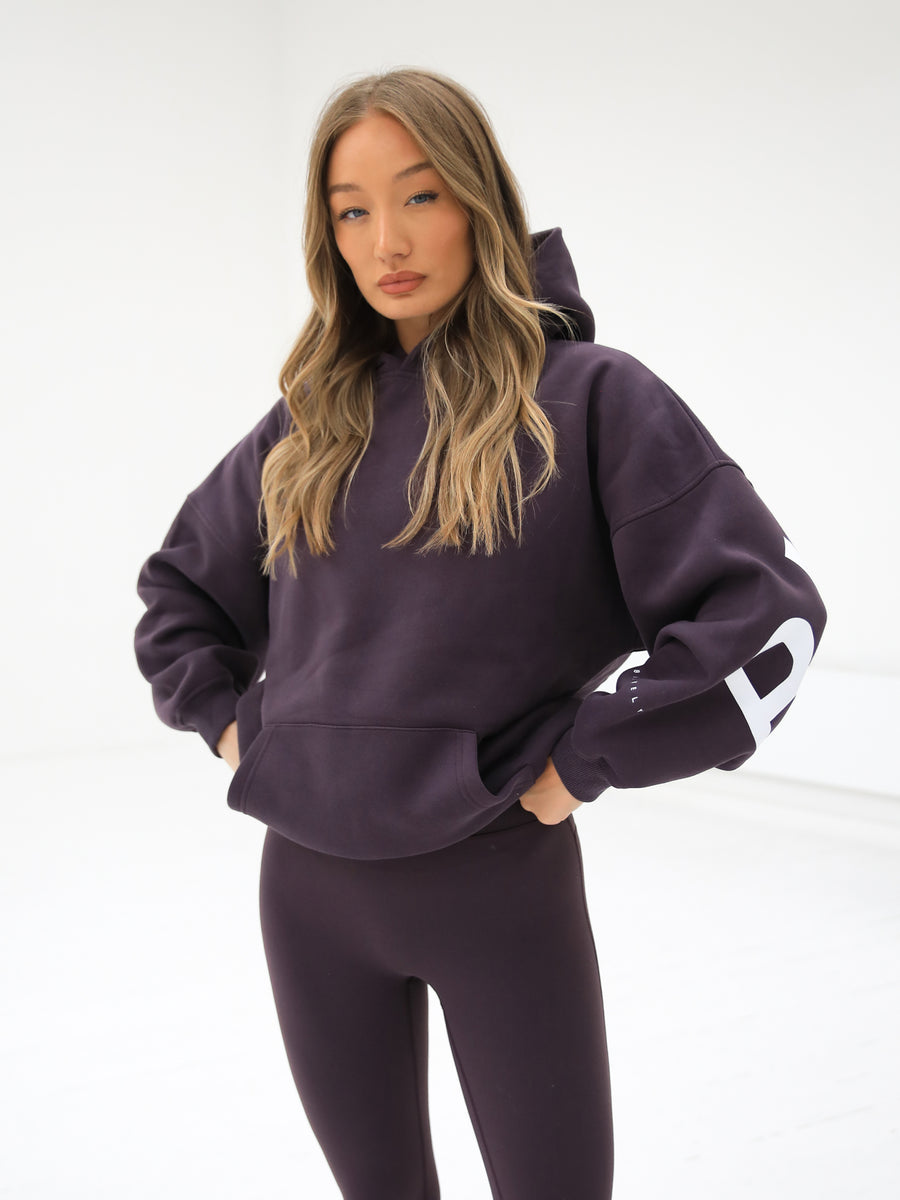 Isabel Oversized Hoodie - Plum