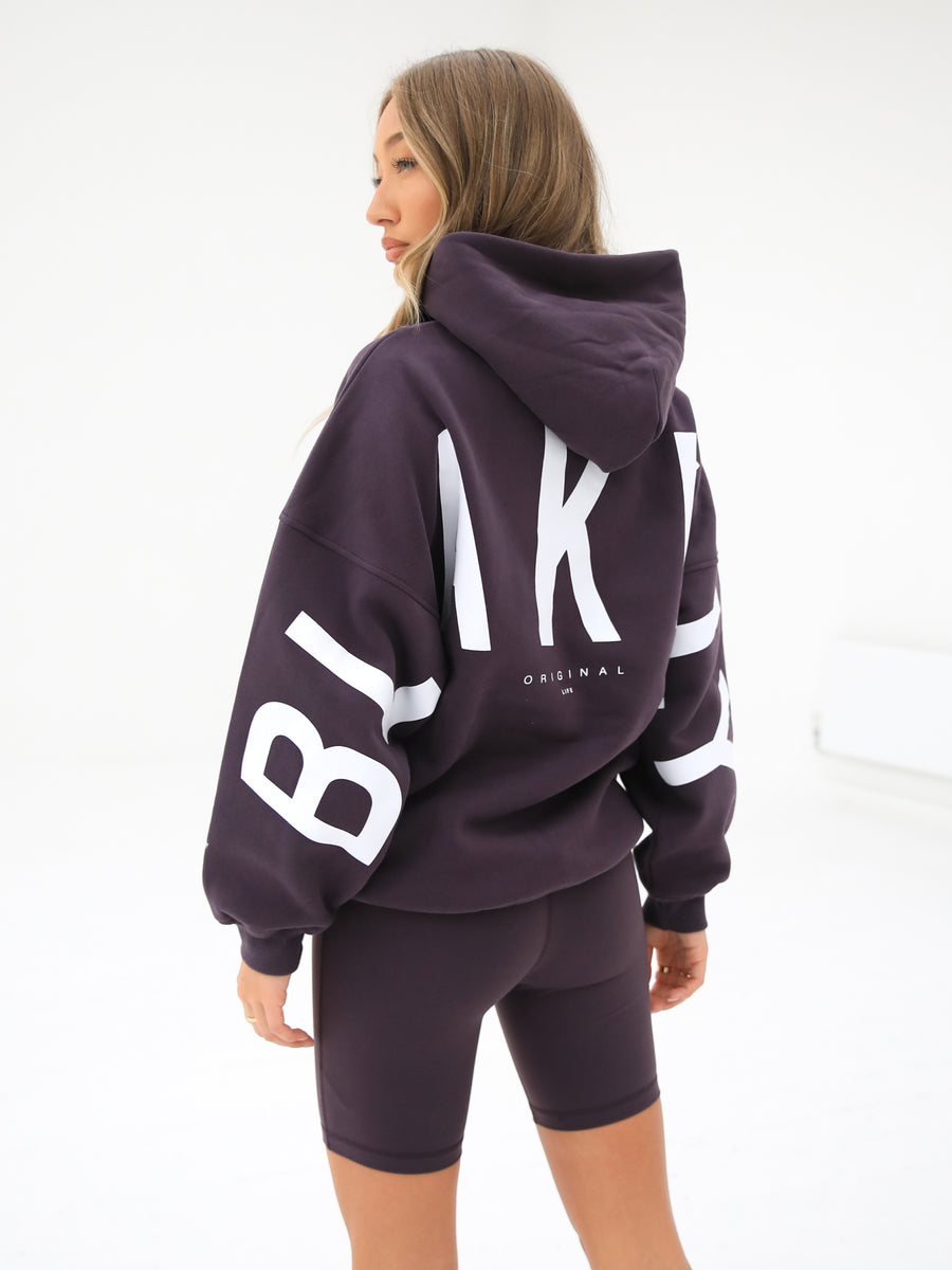 Isabel Oversized Hoodie - Plum