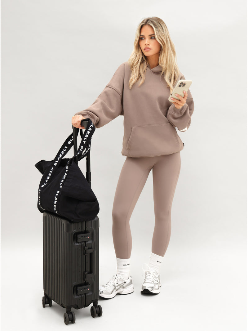 Isabel Oversized Hoodie - Soft Brown