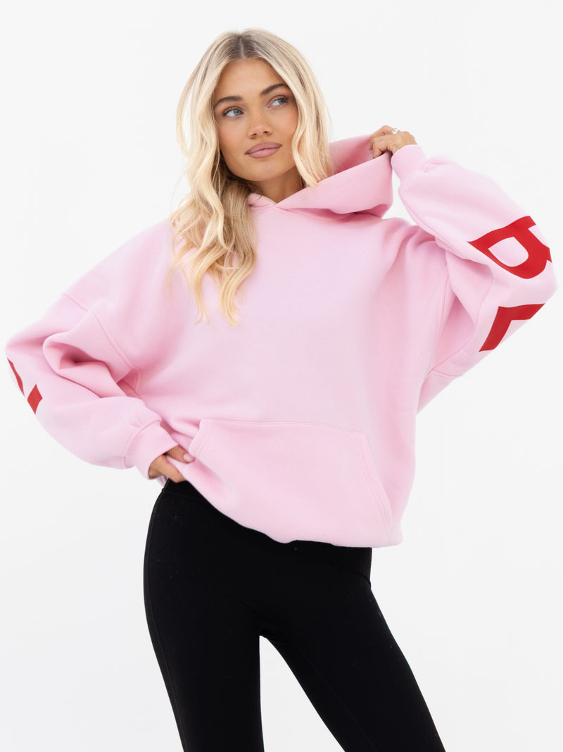 Isabel Oversized Hoodie - Rose Pink