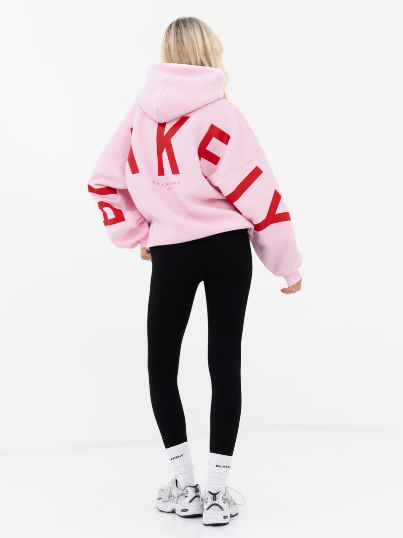 Isabel Oversized Hoodie - Rose Pink