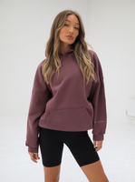 Life & Style Isabel Oversized Hoodie - Burgundy