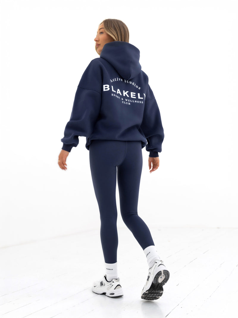 Active Studios Oversized Hoodie - True Navy