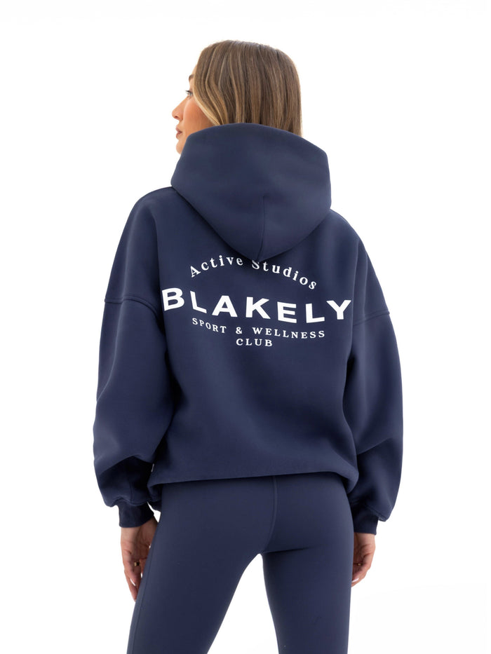 Active Studios Oversized Hoodie - True Navy