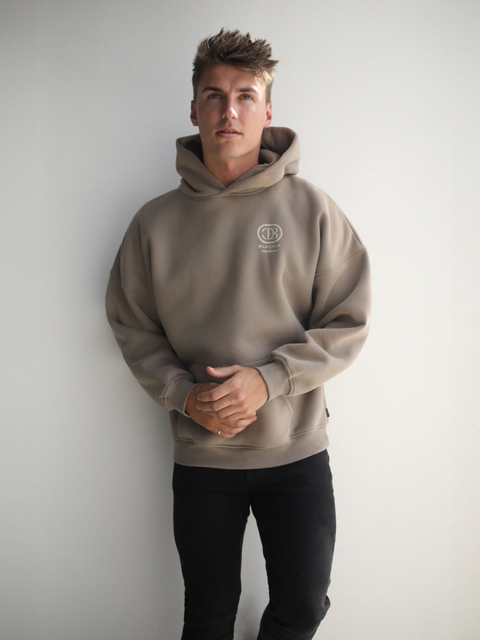 Milano Relaxed Hoodie - Light Brown
