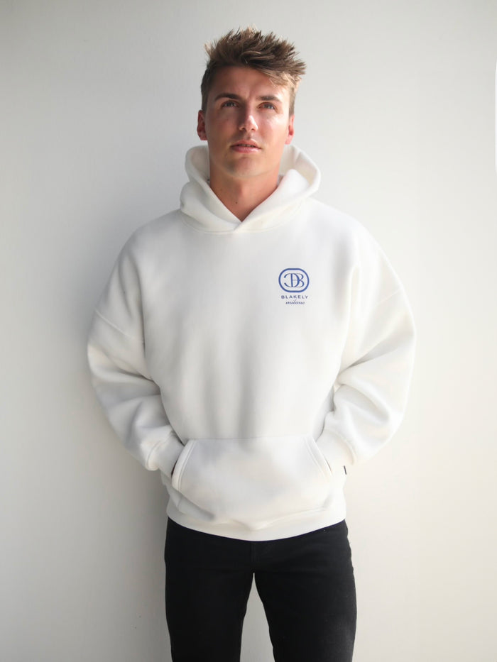 Milano Relaxed Hoodie - Flat White