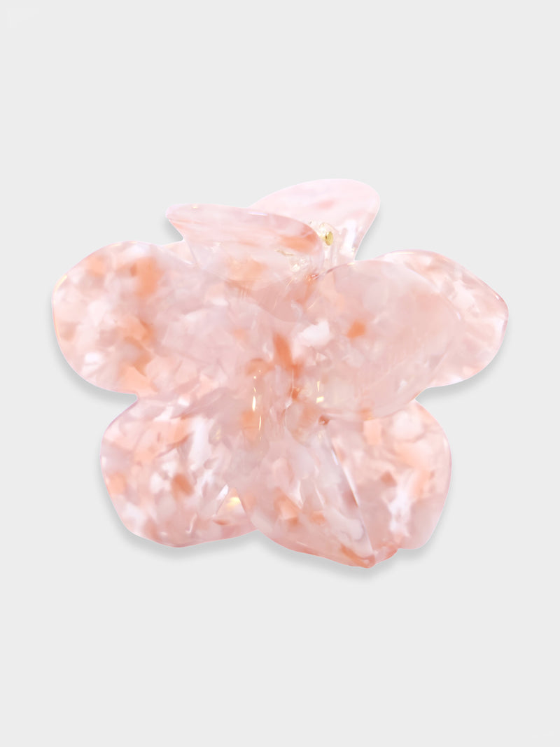 Blakely Flower Claw Clip - Rose