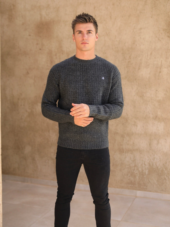 Burford Knit Jumper - Charcoal