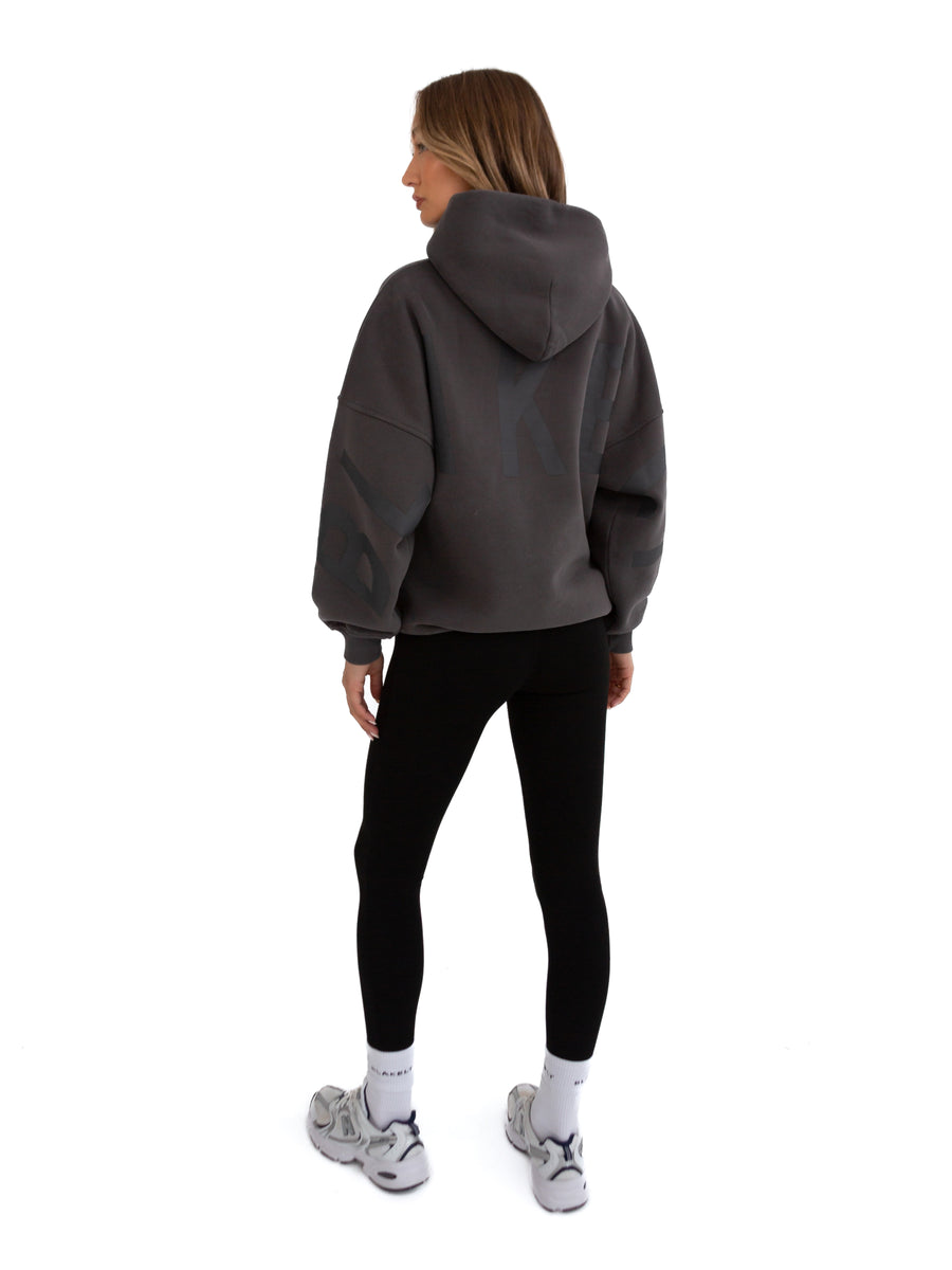 Tonal Isabel Oversized Hoodie - Charcoal