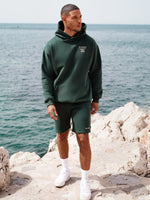 Monaco Relaxed Hoodie - Dark Green