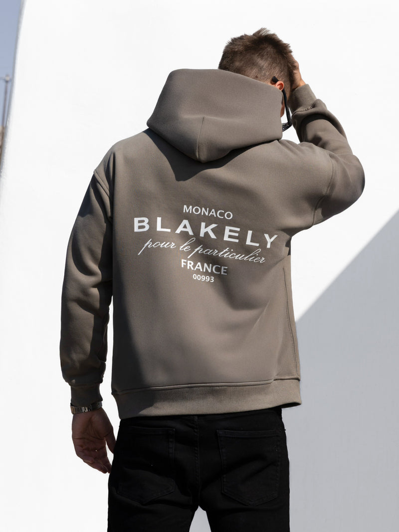 Monaco Relaxed Hoodie - Safari Green
