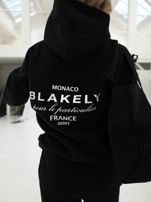 Monaco Women's Relaxed Hoodie - Black