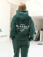 Monaco Women's Relaxed Hoodie - Dark Green