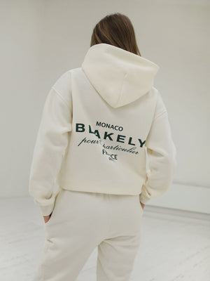 Monaco Women's Relaxed Hoodie - Ivory