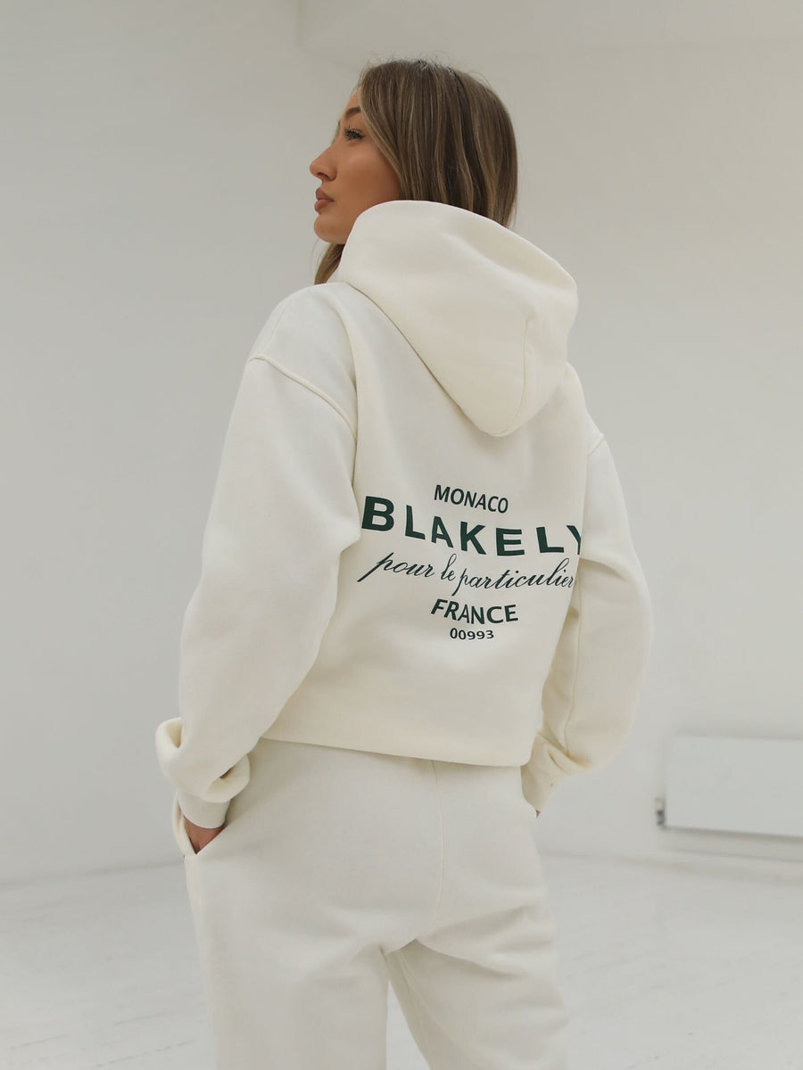 Monaco Oversized Hoodie - Ivory