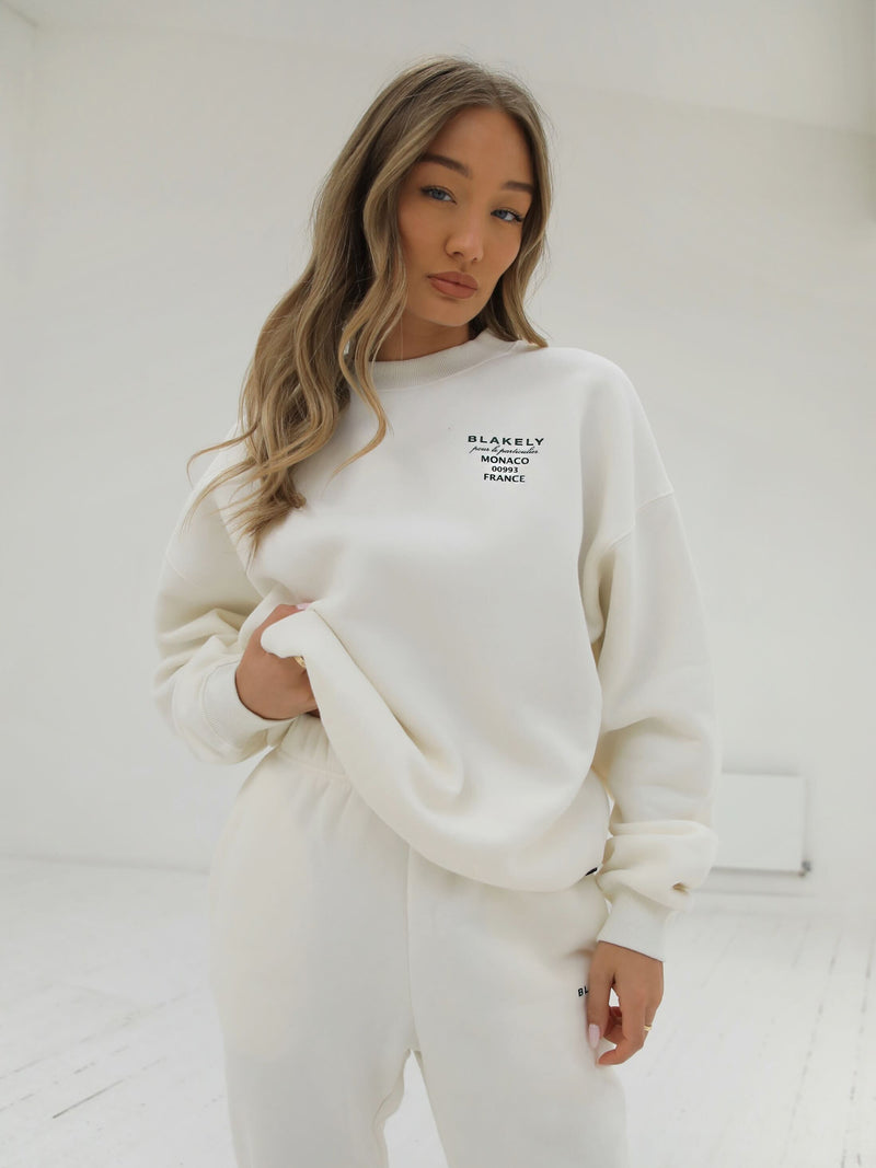 Monaco Oversized Sweater - Ivory