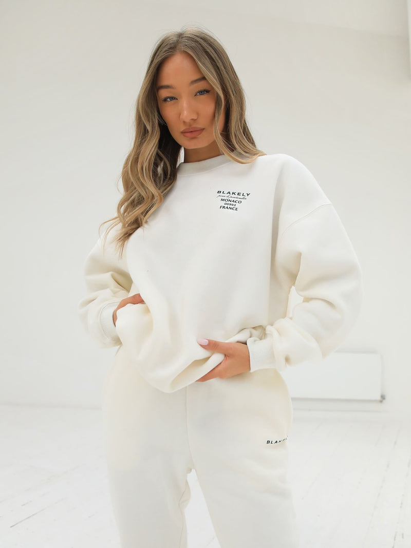 Monaco Oversized Sweater - Ivory