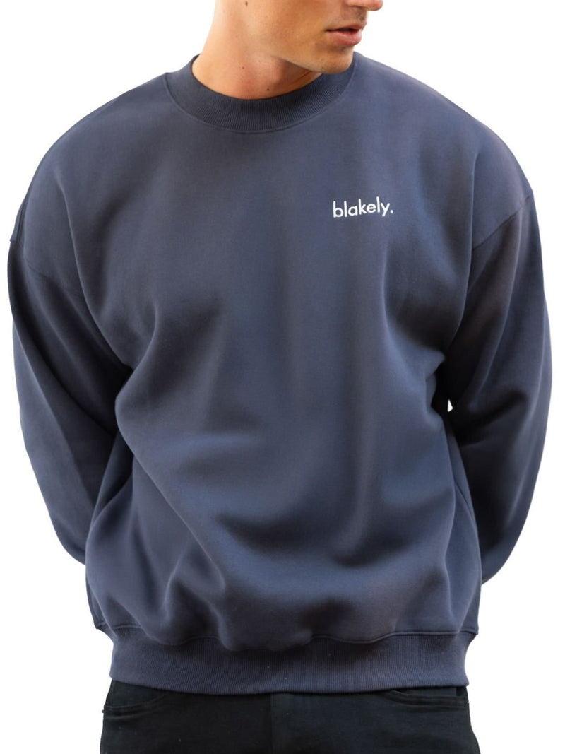 Sami Relaxed Sweater - True Navy