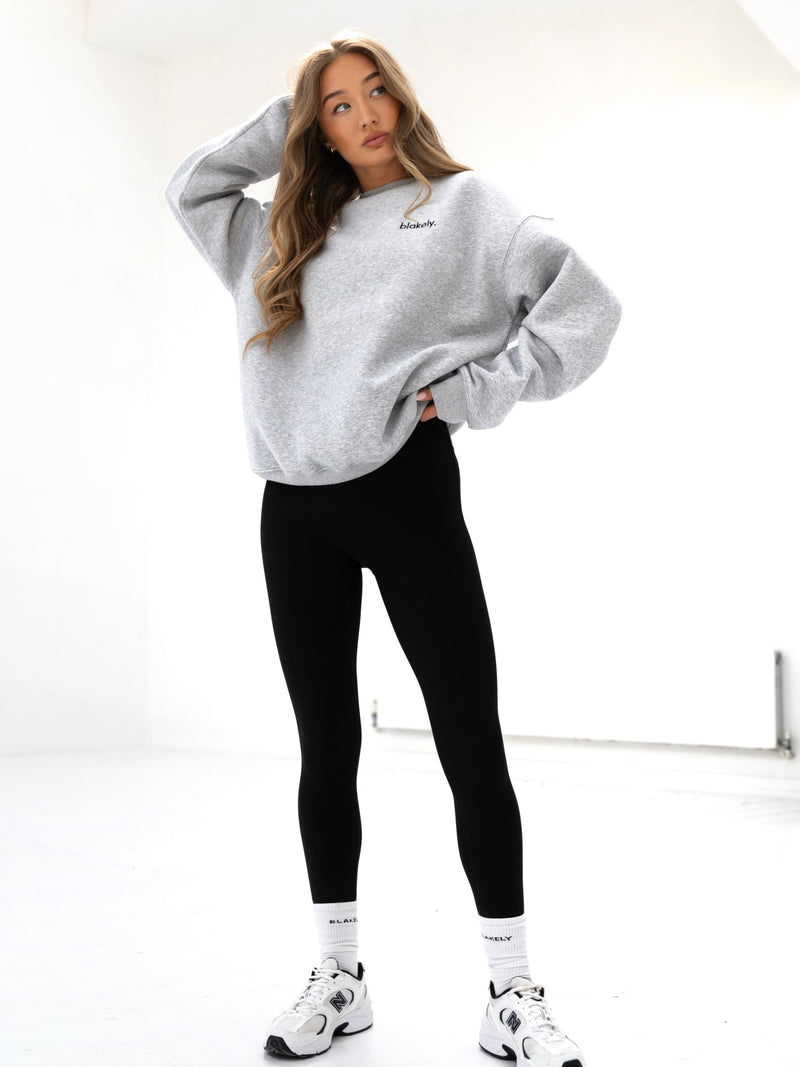Sami Oversized Sweater - Marl Grey