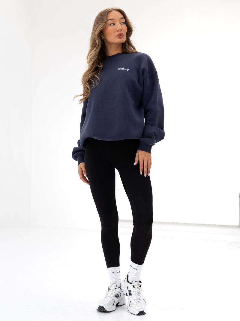 Sami Oversized Sweater - True Navy