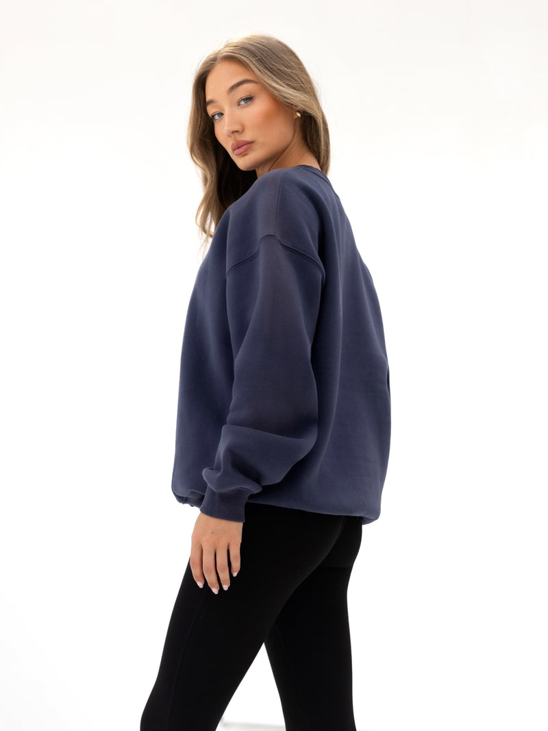 Sami Oversized Sweater - True Navy