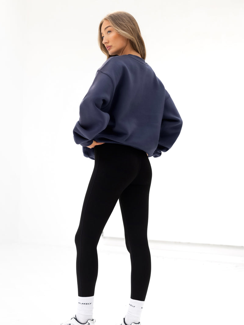 Sami Oversized Sweater - True Navy