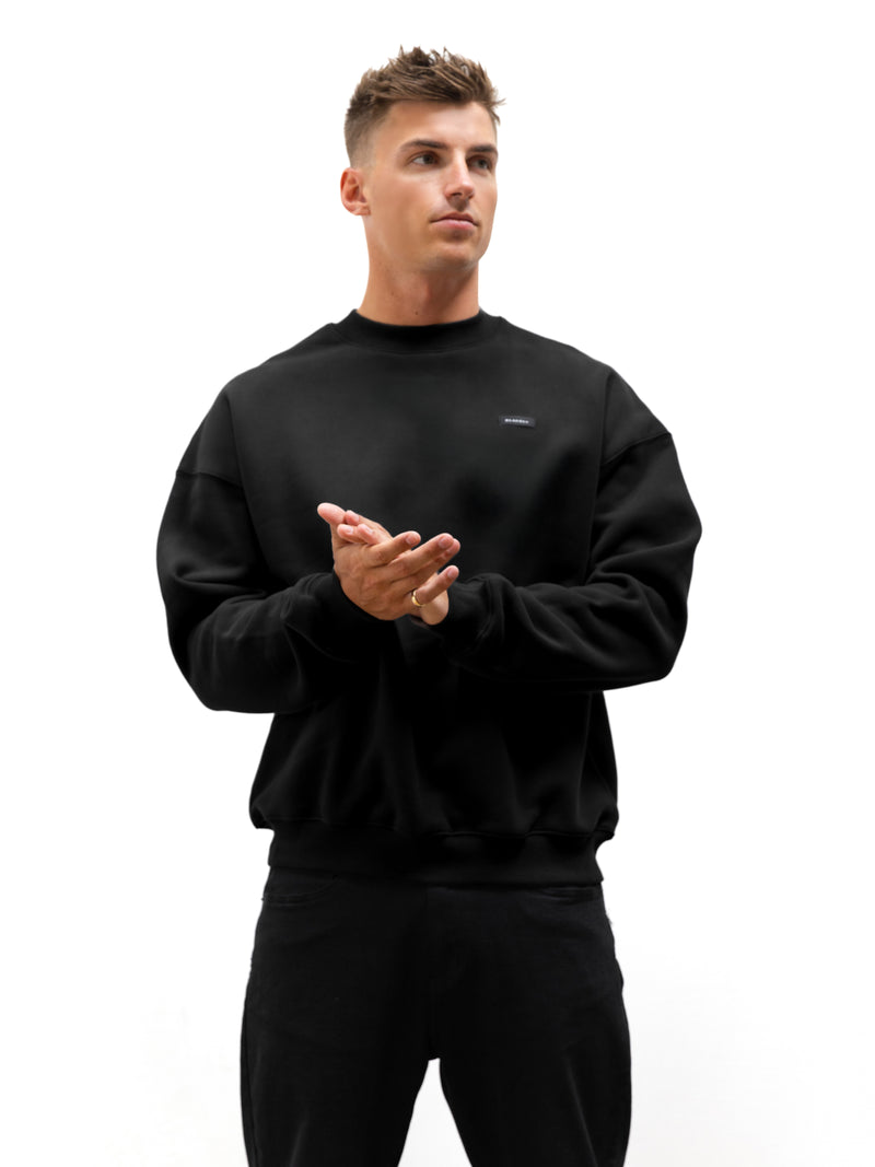 Otis Relaxed Sweater - Black