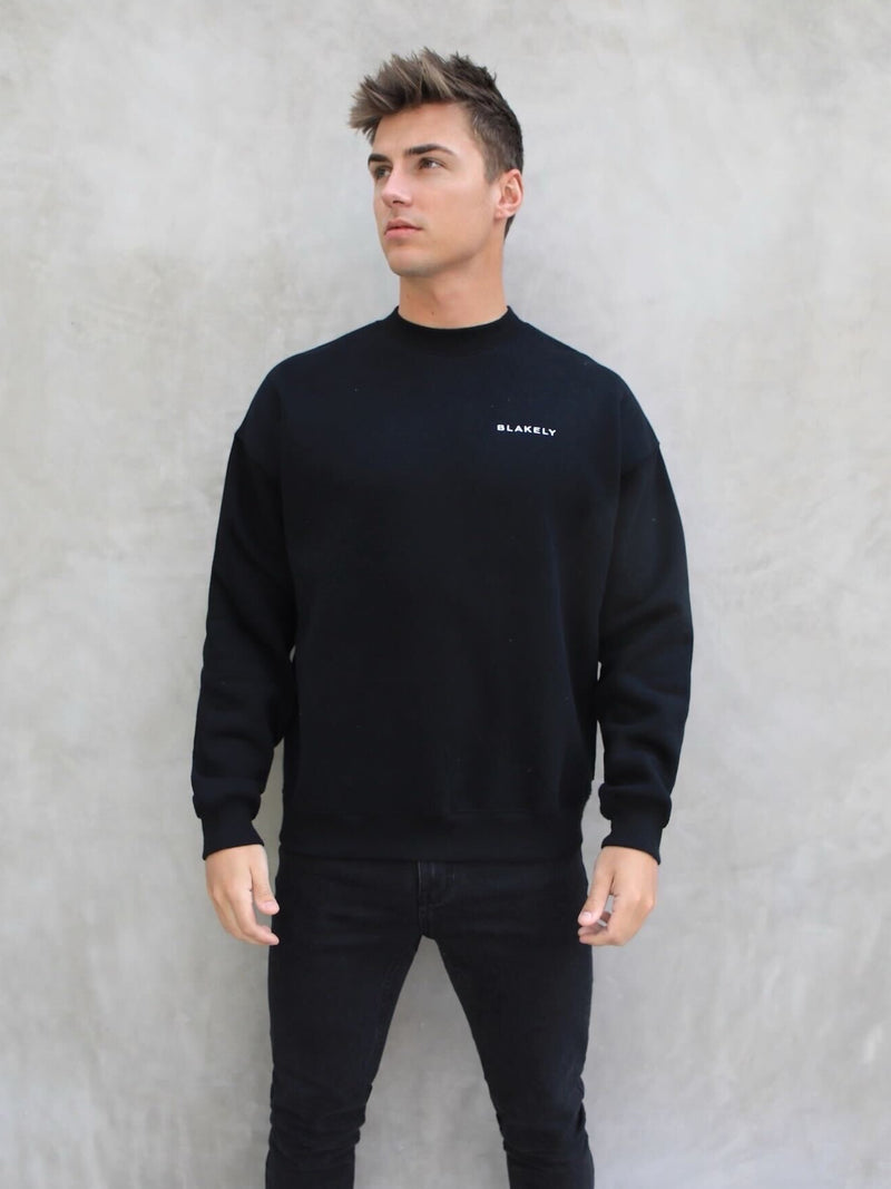 Series Relaxed Sweater - Black