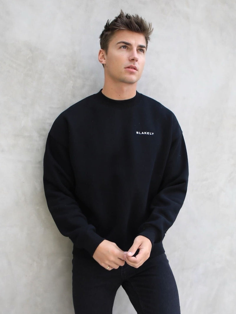 Series Relaxed Sweater - Black