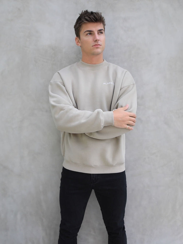 Series Relaxed Jumper - Washed Khaki