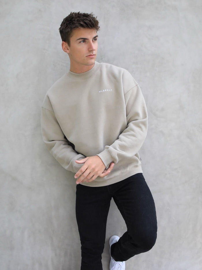 Series Relaxed Jumper - Washed Khaki