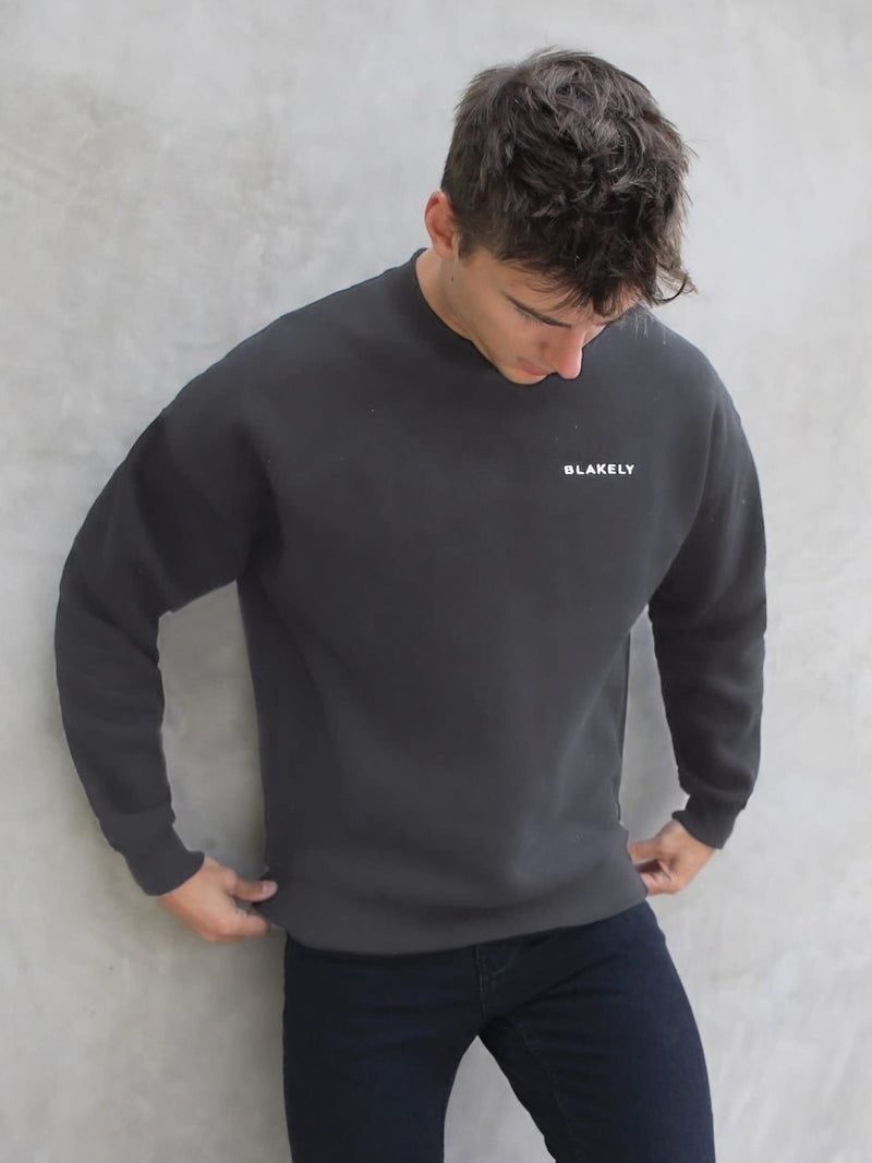 Series Relaxed Sweater - Charcoal