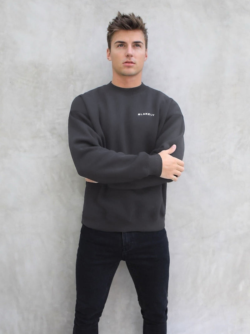 Series Relaxed Sweater - Charcoal