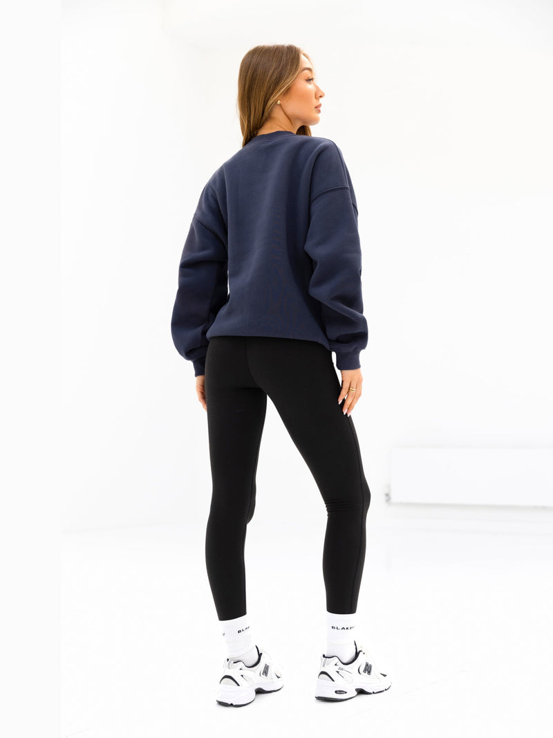 Melrose Oversized Jumper - True Navy