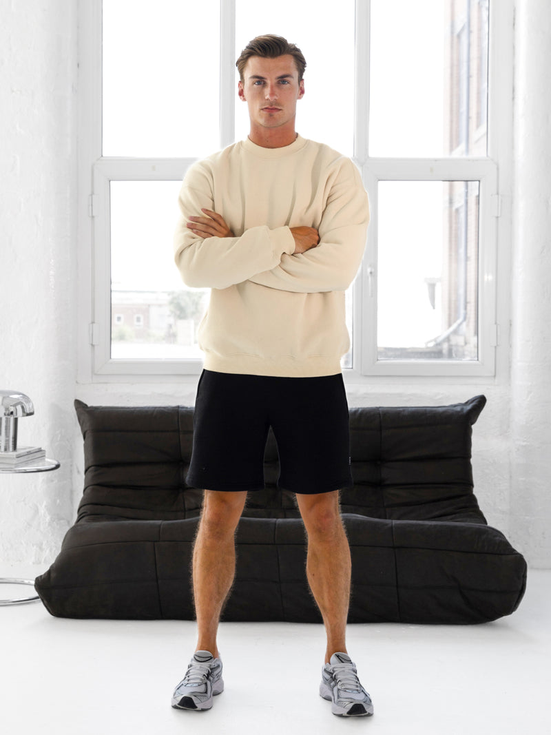 Blakely Basic Relaxed Sweater - Bone
