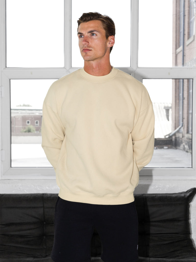 Blakely Basic Relaxed Sweater - Bone