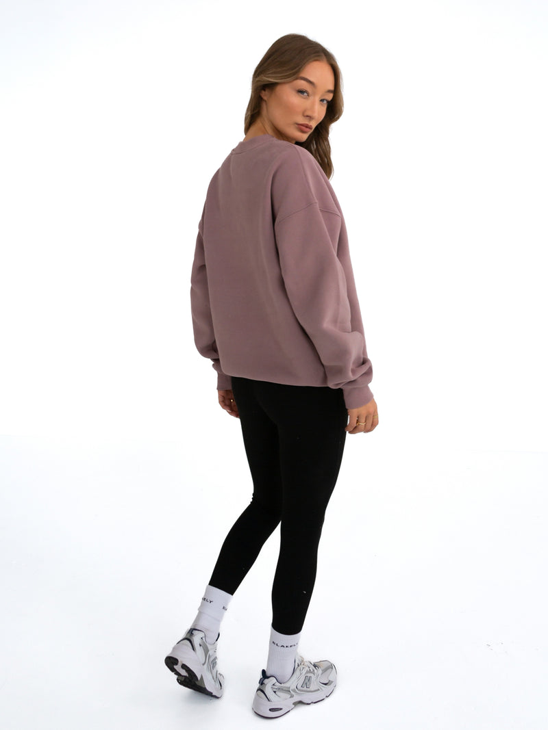 Composure Oversized Sweater - Dusty Pink