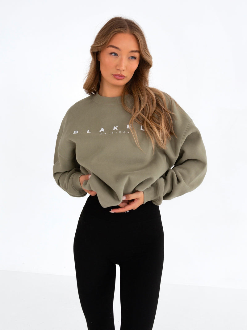 Composure Oversized Sweater - Olive